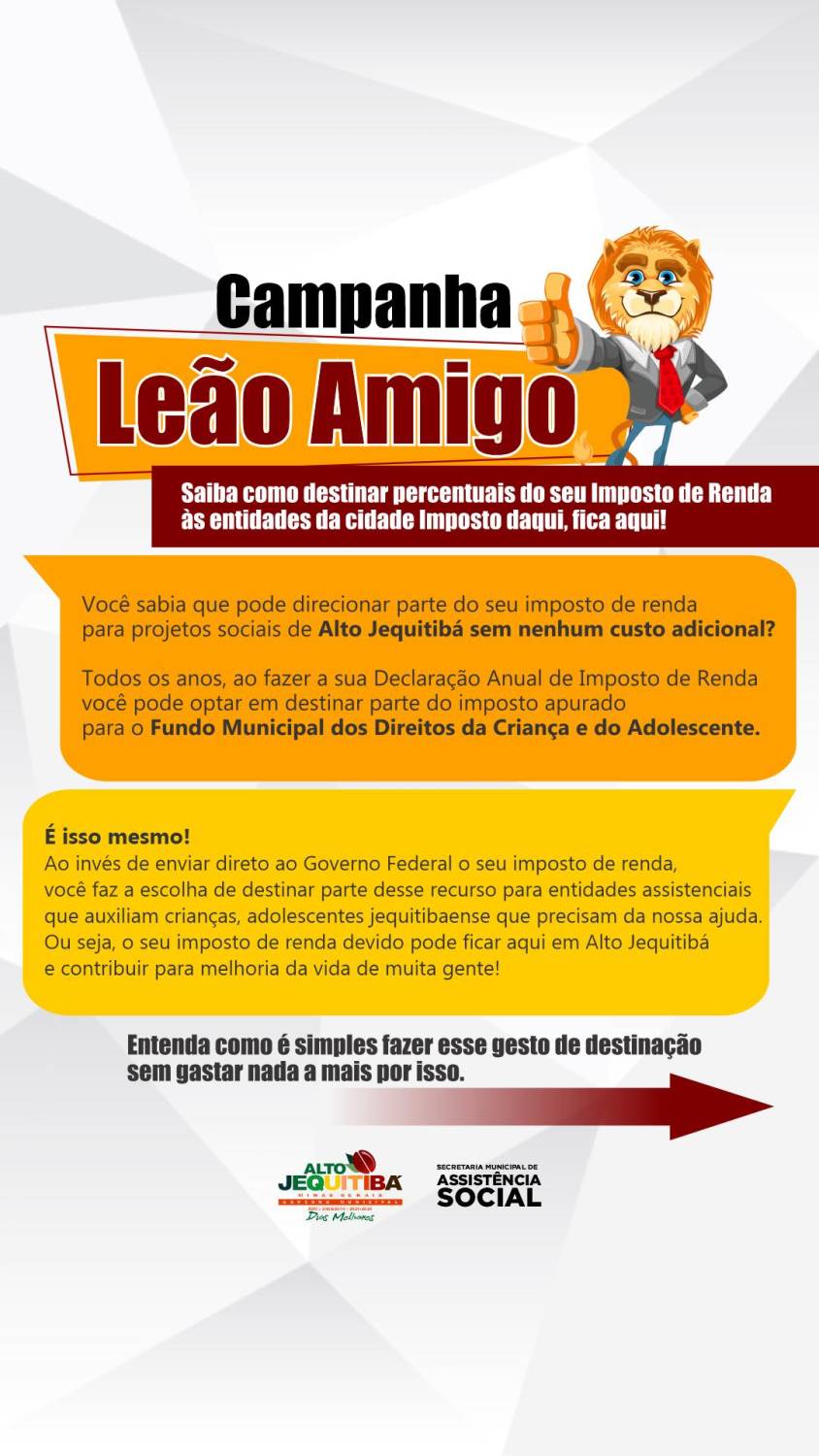CAMPANHA LEÃO AMIGO!