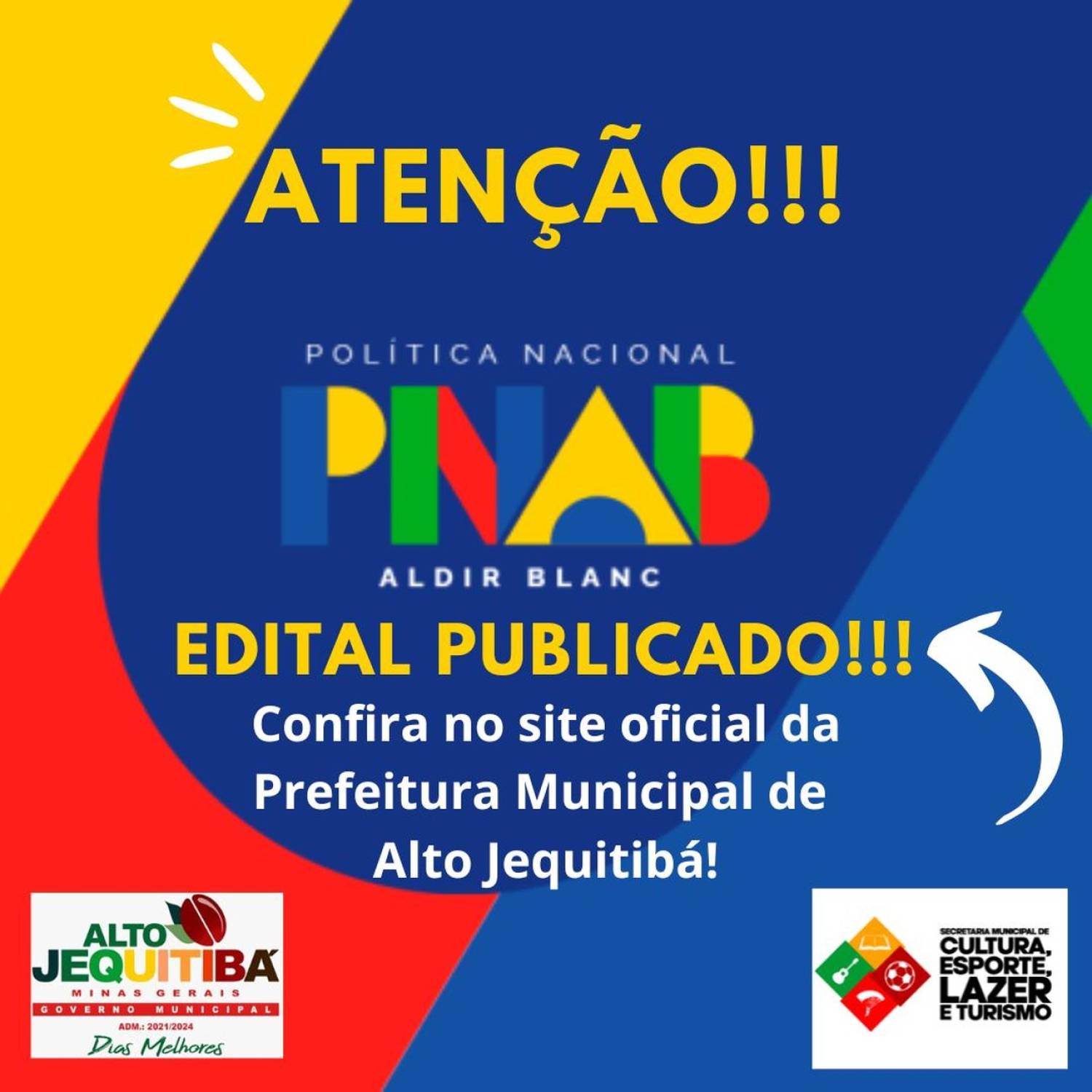 Atenção ! Edital Publicado